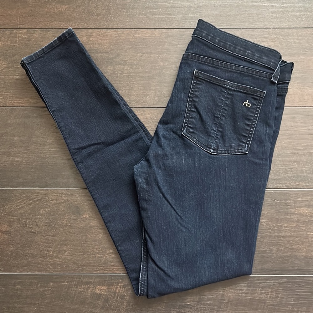 Rag & Bone dark wash legging jean - size 30 - dark blue